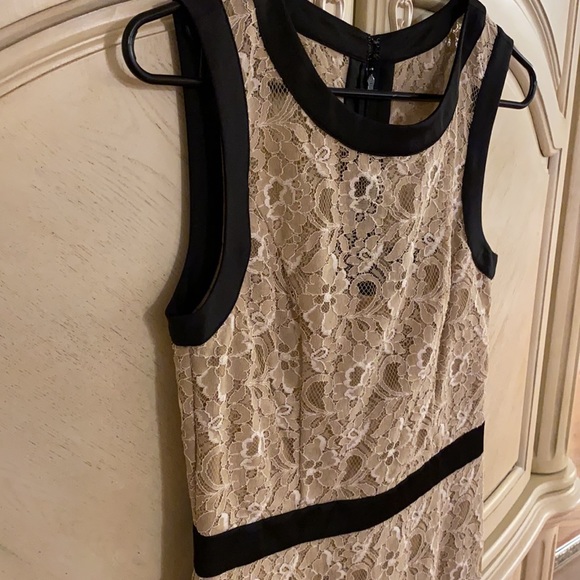 BCBG Paris MADDY mini Nude lace dress. New with tags. No flaws size 4 - Picture 7 of 9